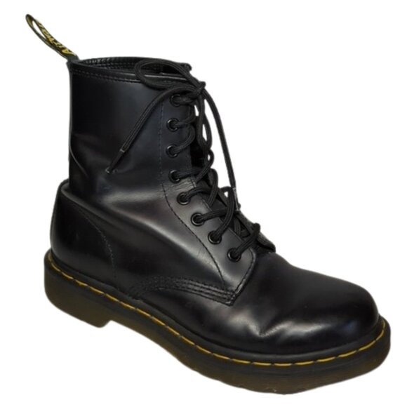 Dr. Martens Black Combat Boots - Picture 1 of 10